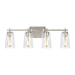 Visual Comfort Studio Canada - Four Light Vanity - Mercer - Satin Nickel- Union Lighting Luminaires Decor