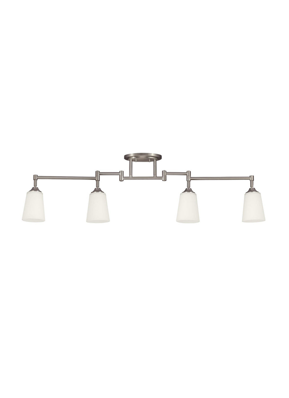 Generation Lighting Canada - Four Light Track Lighting Kit - Track Lighting - Brushed Nickel- Union Lighting Luminaires Decor