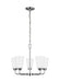 Generation Lighting Canada - Five Light Chandelier - Kerrville - Chrome- Union Lighting Luminaires Decor
