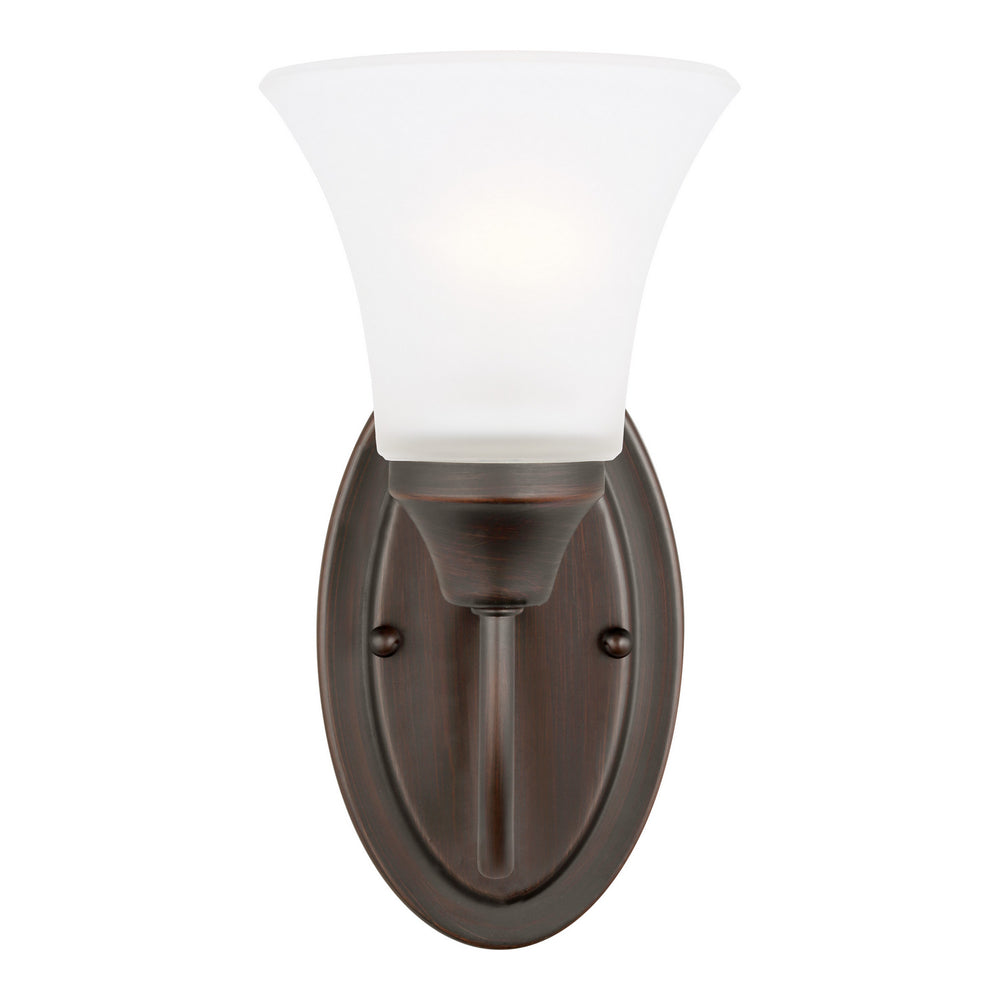 Generation Lighting Canada - One Light Wall / Bath Sconce - Holman - Bronze- Union Lighting Luminaires Decor