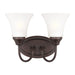 Generation Lighting Canada - Two Light Wall / Bath - Holman - Bronze- Union Lighting Luminaires Decor