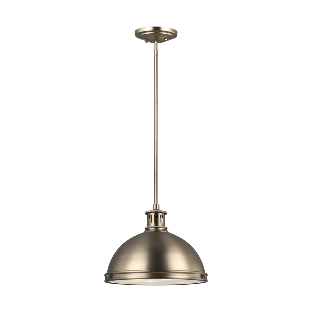 Generation Lighting Canada - Two Light Pendant - Pratt Street Metal - Satin Brass- Union Lighting Luminaires Decor
