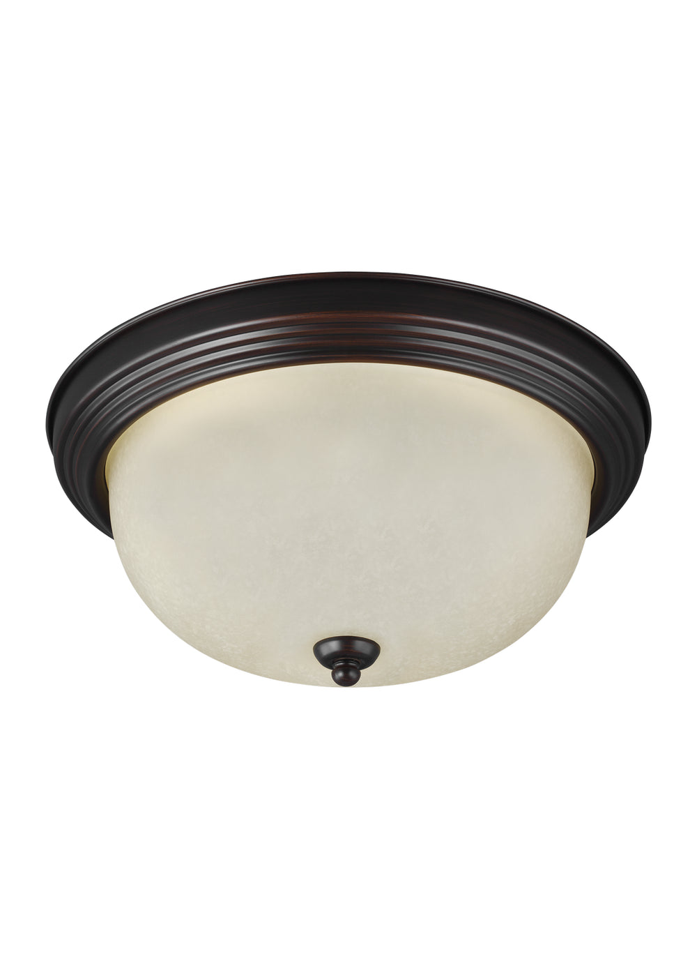 Generation Lighting Canada - One Light Flush Mount - Geary - Bronze- Union Lighting Luminaires Decor