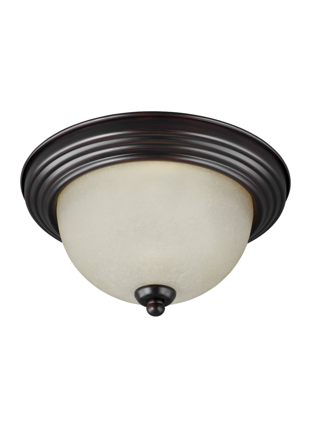 Generation Lighting Canada - Three Light Flush Mount - Geary - Bronze- Union Lighting Luminaires Decor
