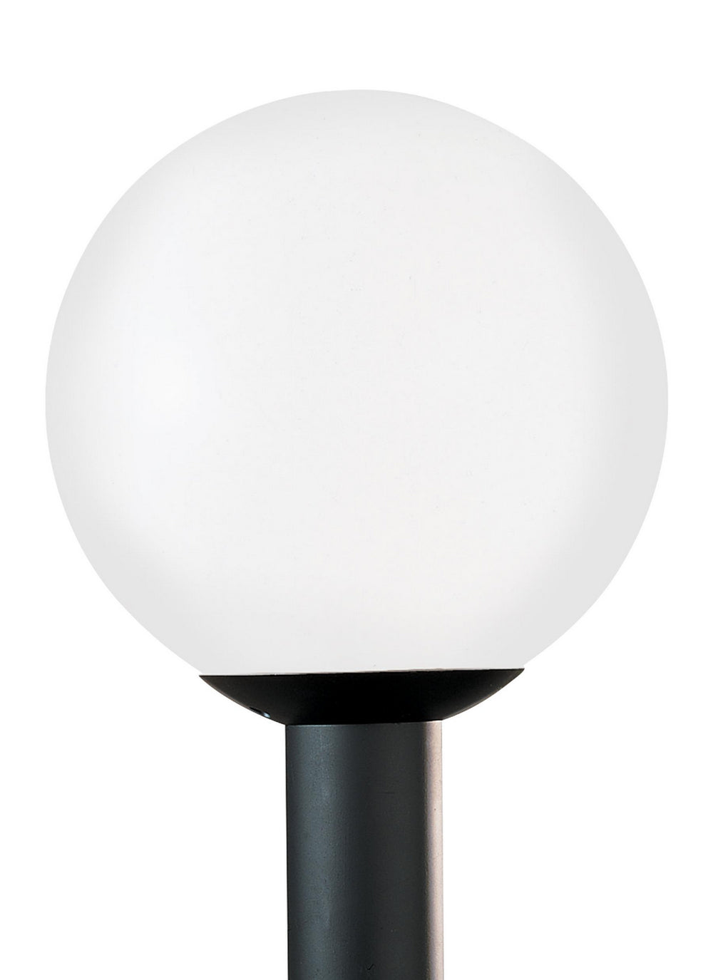 Generation Lighting Canada - One Light Outdoor Post Lantern - Outdoor Globe - White Plastic- Union Lighting Luminaires Decor