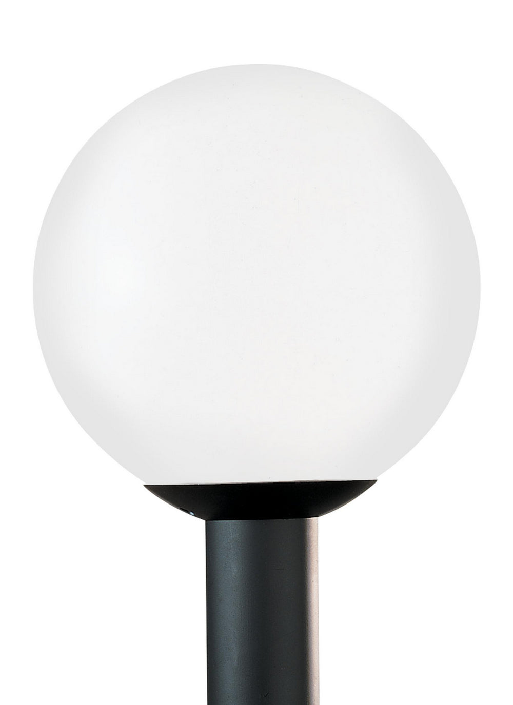 Generation Lighting Canada - One Light Outdoor Post Lantern - Outdoor Globe - White Plastic- Union Lighting Luminaires Decor