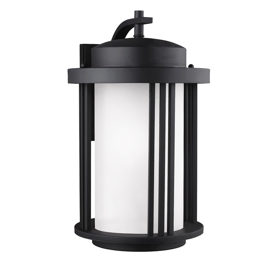 Generation Lighting Canada - One Light Outdoor Wall Lantern - Crowell - Black- Union Lighting Luminaires Decor