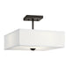 Kichler Canada - Three Light Semi Flush Mount - Shailene - Olde Bronze- Union Lighting Luminaires Decor