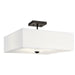 Kichler Canada - Three Light Semi Flush Mount - Shailene - Olde Bronze- Union Lighting Luminaires Decor