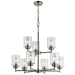 Kichler Canada - Nine Light Chandelier - Winslow - Brushed Nickel- Union Lighting Luminaires Decor