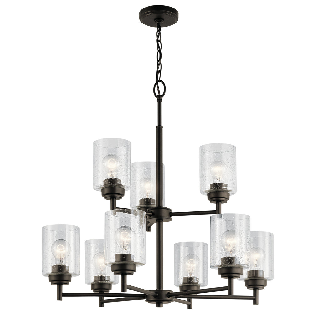 Kichler Canada - Nine Light Chandelier - Winslow - Olde Bronze- Union Lighting Luminaires Decor
