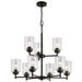 Kichler Canada - Nine Light Chandelier - Winslow - Olde Bronze- Union Lighting Luminaires Decor