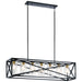 Kichler Canada - Seven Light Linear Chandelier - Moorgate - Black- Union Lighting Luminaires Decor