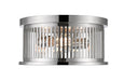 Z-Lite Canada - Two Light Flush Mount - Camellia - Polished Nickel- Union Lighting Luminaires Decor
