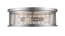 Z-Lite Canada - Four Light Flush Mount - Camellia - Brushed Nickel- Union Lighting Luminaires Decor