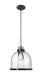 Z-Lite Canada - One Light Pendant - Burren - Matte Black + Chrome- Union Lighting Luminaires Decor