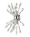 Z-Lite Canada - Four Light Wall Sconce - Soleia - Chrome- Union Lighting Luminaires Decor