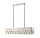 Z-Lite Canada - Seven Light Linear Chandelier - Oberon - Chrome- Union Lighting Luminaires Decor
