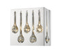 Z-Lite Canada - Two Light Wall Sconce - Oberon - Chrome- Union Lighting Luminaires Decor