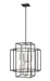 Z-Lite Canada - Eight Light Chandelier - Titania - Black + Brushed Nickel- Union Lighting Luminaires Decor