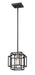 Z-Lite Canada - One Light Pendant - Titania - Black + Brushed Nickel- Union Lighting Luminaires Decor