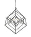 Z-Lite Canada - Four Light Chandelier - Euclid - Chrome + Matte Black- Union Lighting Luminaires Decor
