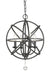 Z-Lite Canada - Four Light Chandelier - Tull - Matte Black- Union Lighting Luminaires Decor