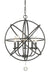Z-Lite Canada - Five Light Chandelier - Tull - Matte Black- Union Lighting Luminaires Decor