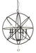 Z-Lite Canada - Six Light Chandelier - Tull - Matte Black- Union Lighting Luminaires Decor