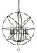 Z-Lite Canada - Eight Light Chandelier - Tull - Matte Black- Union Lighting Luminaires Decor