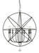 Z-Lite Canada - Ten Light Chandelier - Tull - Matte Black- Union Lighting Luminaires Decor