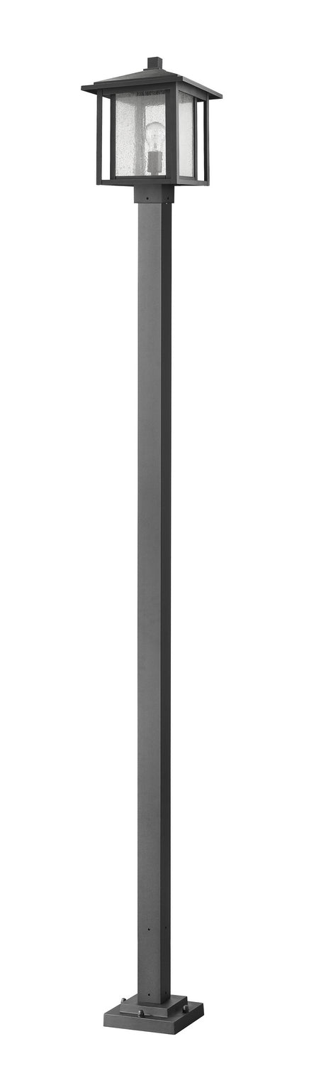 Z-Lite Canada - One Light Outdoor Post Mounted Fixture - Aspen - Black- Union Lighting Luminaires Decor