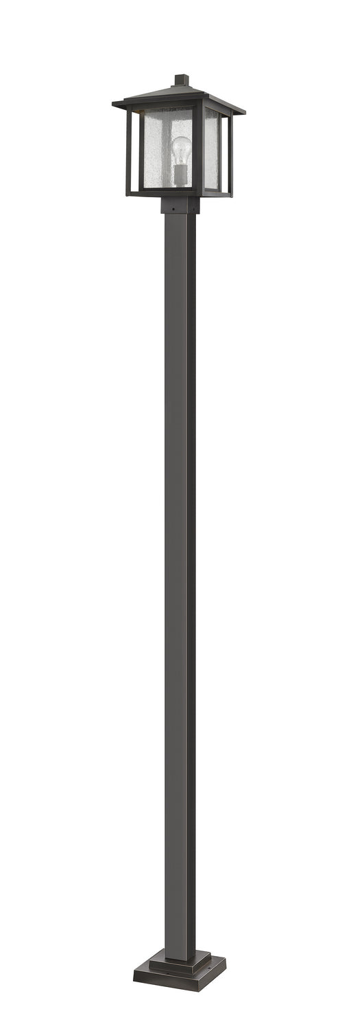 Z-Lite Canada - One Light Outdoor Post Mounted Fixture - Aspen - Oil Rubbed Bronze- Union Lighting Luminaires Decor