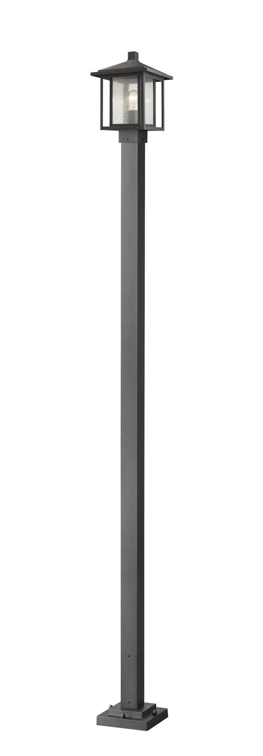 Z-Lite Canada - One Light Outdoor Post Mounted Fixture - Aspen - Black- Union Lighting Luminaires Decor