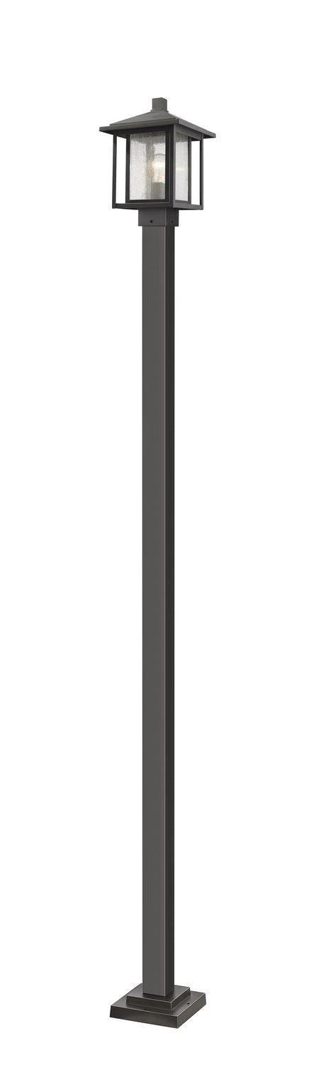 Z-Lite Canada - One Light Outdoor Post Mounted Fixture - Aspen - Oil Rubbed Bronze- Union Lighting Luminaires Decor