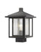 Z-Lite Canada - One Light Outdoor Post Mount Fixture - Aspen - Oil Rubbed Bronze- Union Lighting Luminaires Decor