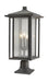Z-Lite Canada - Three Light Outdoor Pier Mounted Fixture - Aspen - Oil Rubbed Bronze- Union Lighting Luminaires Decor