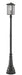 Z-Lite Canada - Three Light Outdoor Post Mounted Fixture - Aspen - Black- Union Lighting Luminaires Decor