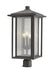 Z-Lite Canada - Three Light Outdoor Post Mount Fixture - Aspen - Oil Rubbed Bronze- Union Lighting Luminaires Decor