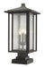 Z-Lite Canada - Three Light Outdoor Pier Mounted Fixture - Aspen - Oil Rubbed Bronze- Union Lighting Luminaires Decor