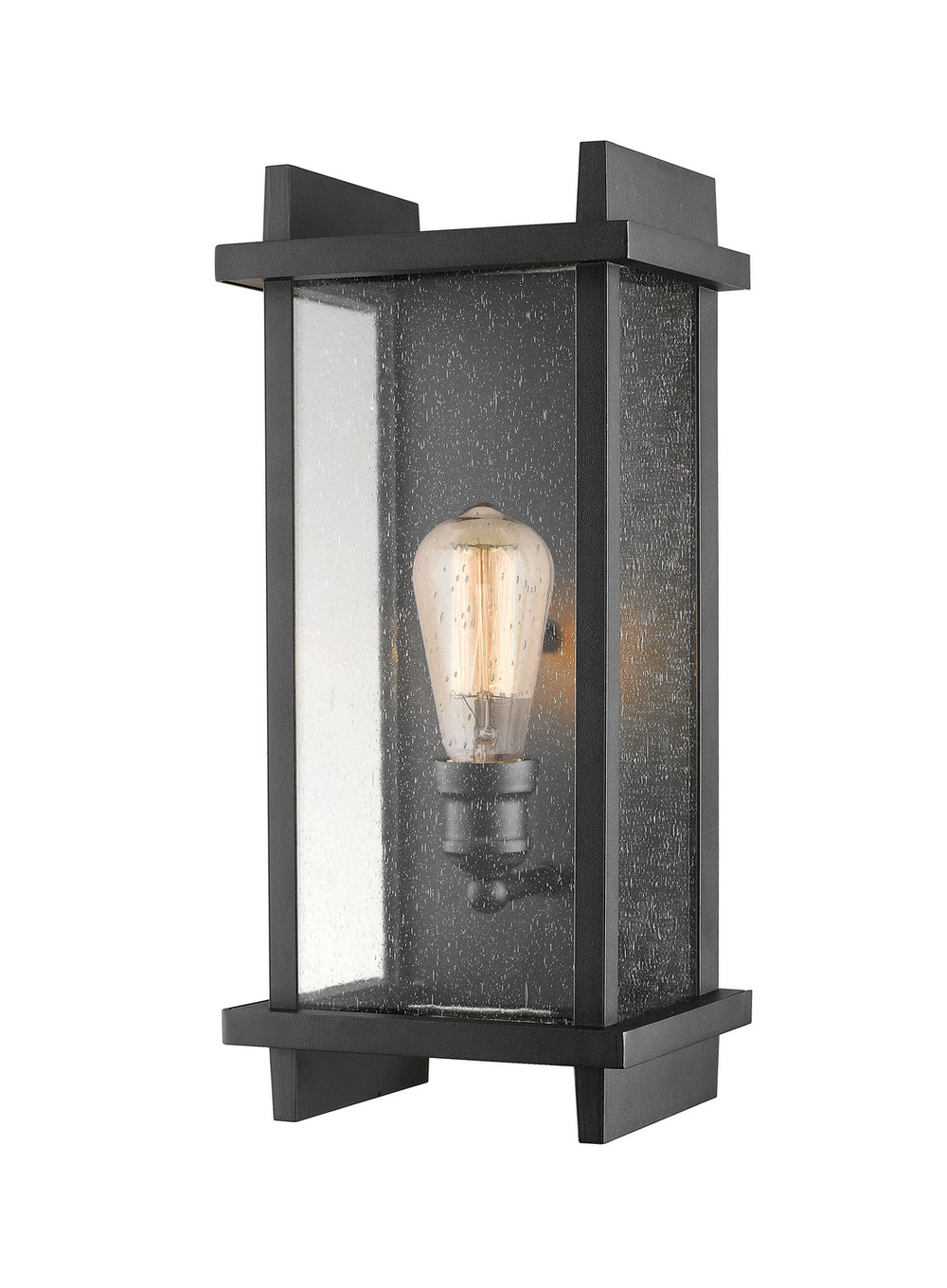 Z-Lite Canada - One Light Outdoor Wall Light - Fallow - Black- Union Lighting Luminaires Decor