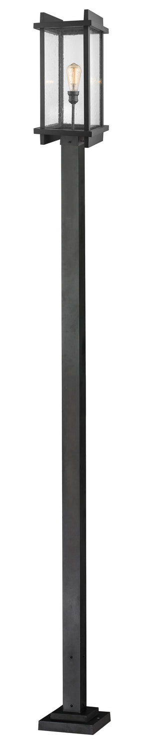 Z-Lite Canada - One Light Outdoor Post Mounted Fixture - Fallow - Black- Union Lighting Luminaires Decor