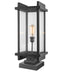 Z-Lite Canada - One Light Outdoor Pier Mounted Fixture - Fallow - Black- Union Lighting Luminaires Decor