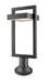 Z-Lite Canada - LED Outdoor Pier Mount - Luttrel - Black- Union Lighting Luminaires Decor