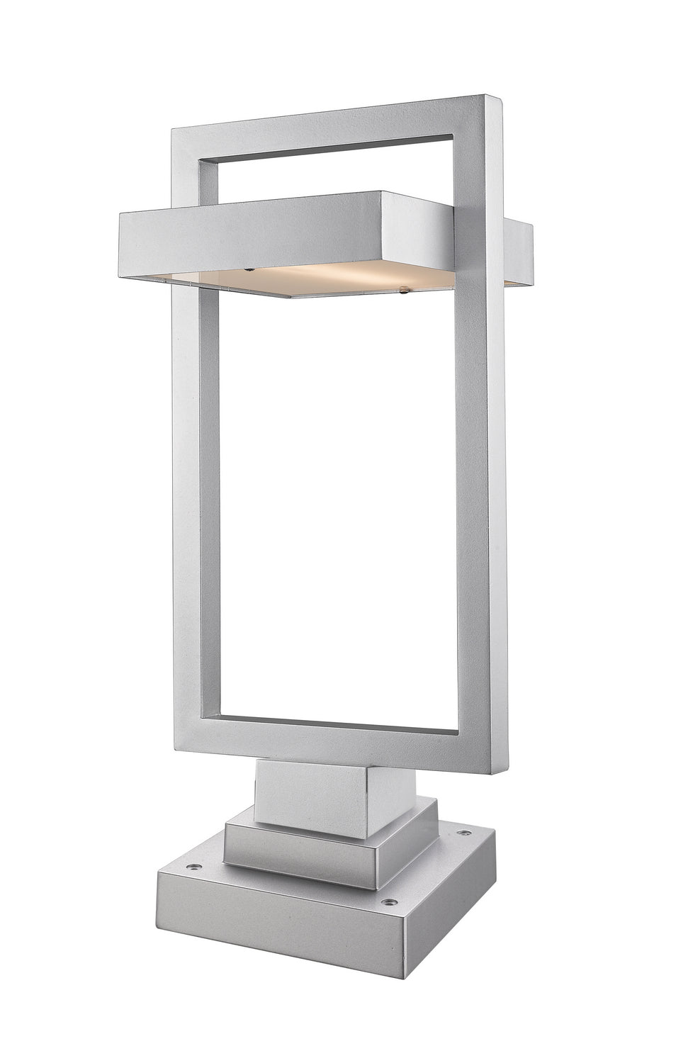 Z-Lite Canada - LED Outdoor Pier Mount - Luttrel - Silver- Union Lighting Luminaires Decor