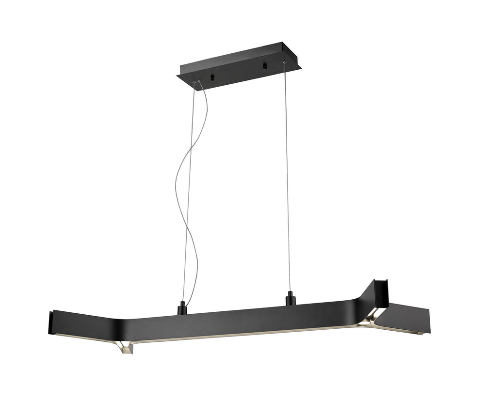 Z-Lite Canada - LED Linear Chandelier - Arcano - Matte Black- Union Lighting Luminaires Decor