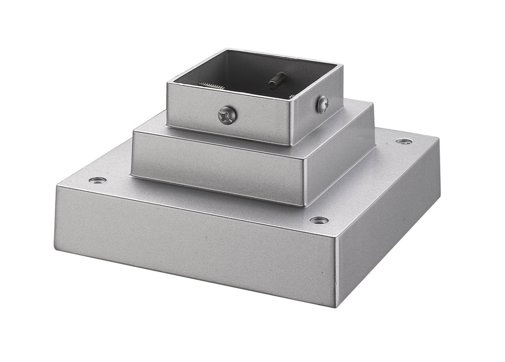 Z-Lite Canada - Light Outdoor Posts - Hardware - Pier Mounts - Silver- Union Lighting Luminaires Decor