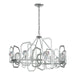 Hubbardton Forge - Eight Light Chandelier - Gatsby - Vintage Platinum- Union Lighting Luminaires Decor