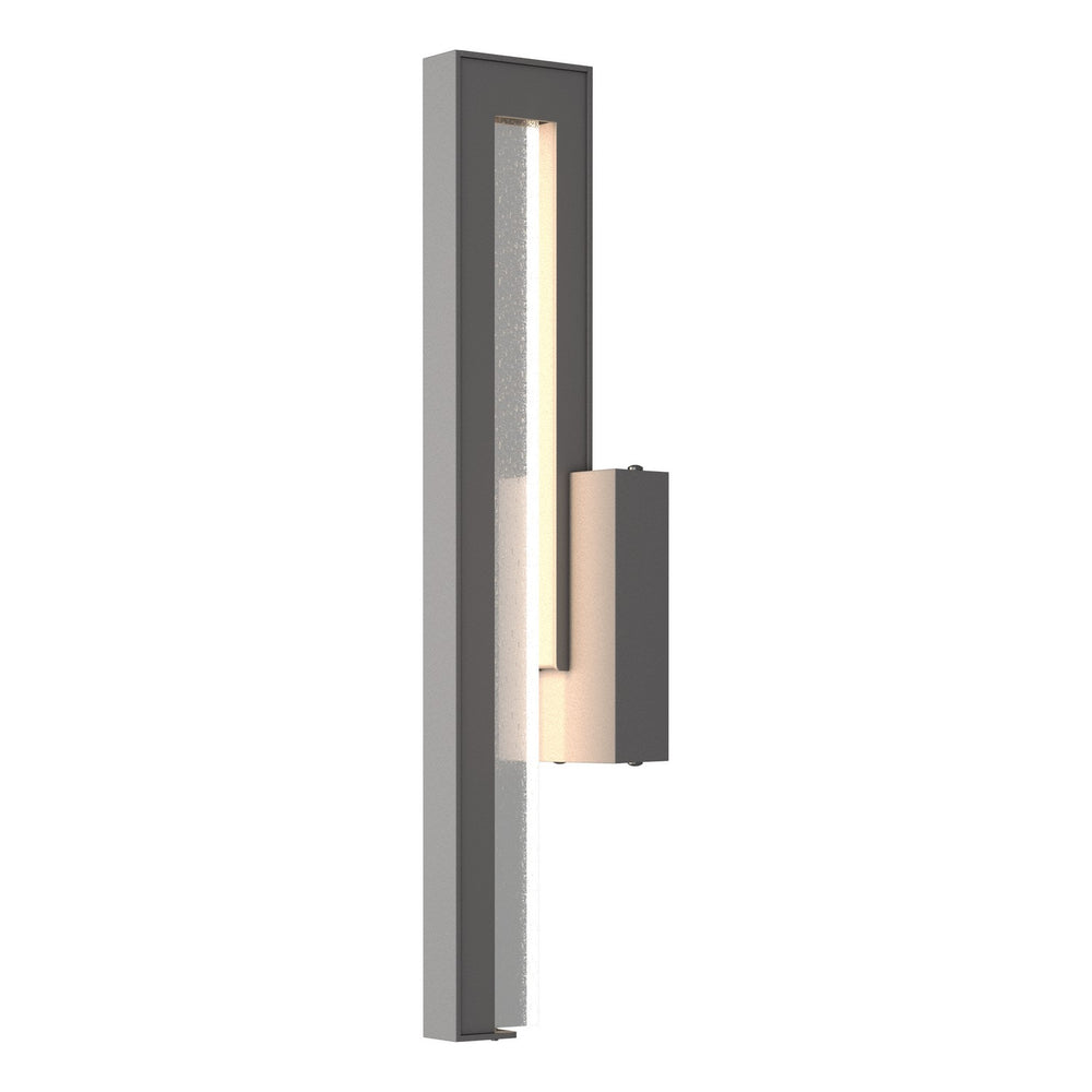 Hubbardton Forge - LED Outdoor Wall Sconce - Edge - Coastal Burnished Steel- Union Lighting Luminaires Decor