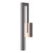 Hubbardton Forge - LED Outdoor Wall Sconce - Edge - Coastal Burnished Steel- Union Lighting Luminaires Decor